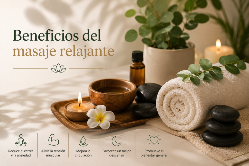 beneficios del masaje relajante